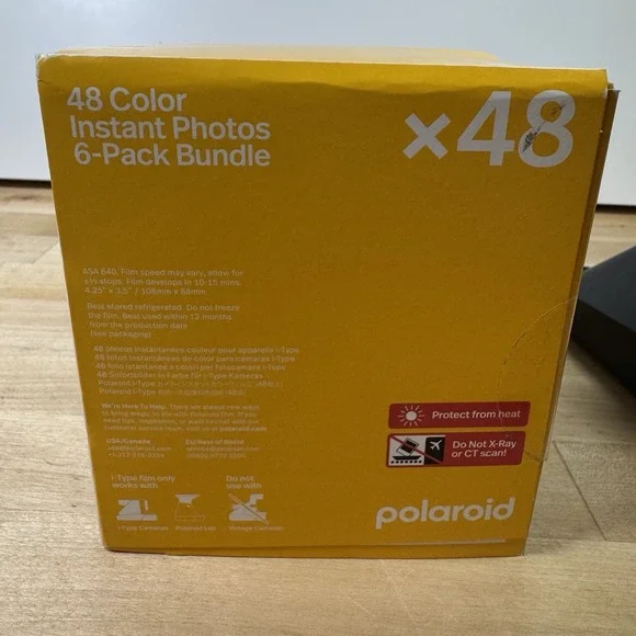 Polaroid Now 2nd Generation I-Type Instant Film Camera w/ 40 Film Black & White - Picture 12 of 13